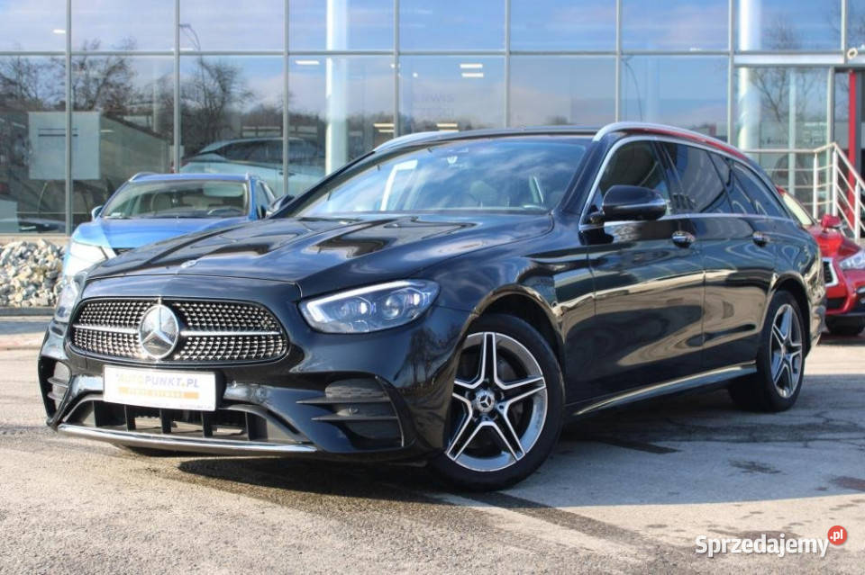 MercedesBenz Klasa E 2021r Hak Multibeam Temp Kraków