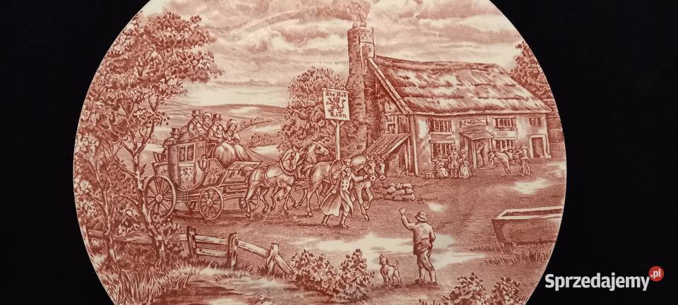 Talerz angielski obiadowy płaski WoodSons Chełm sprzedam