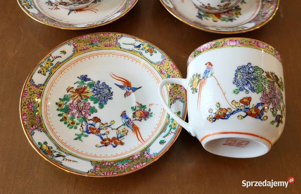 Porcelana chińska zestaw do herbatykawy 6 osób Szczecin sprzedam