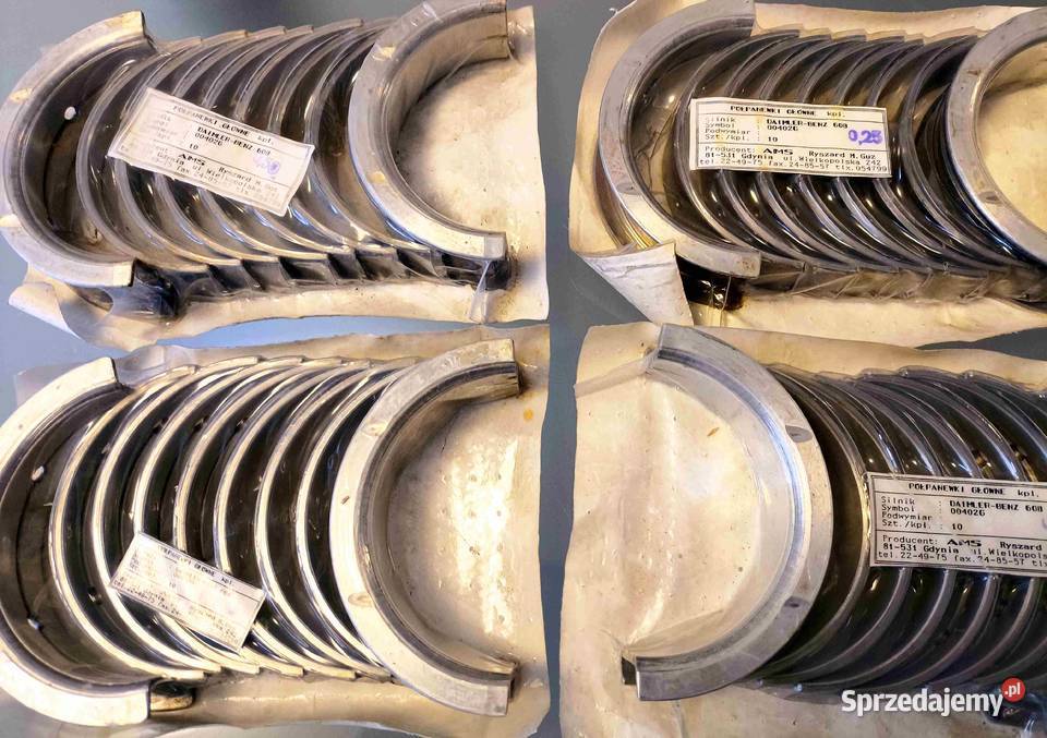 Półpanewki główne do DaimlerBenz Mercedes 608 pomorskie Gdynia sprzedam