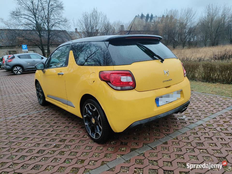 Citroen DS3 yellow DS3