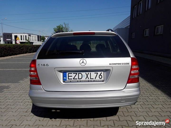 Ładny mercedes Cklasa 18 kompresor kombi zamiana C-klasa łódzkie Zduńska Wola