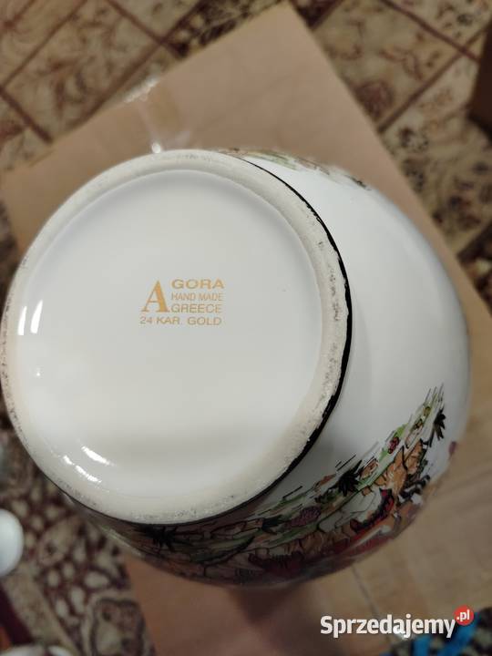 Grecki wazon ceramiczny DIONYSOS ręcznie Bytom