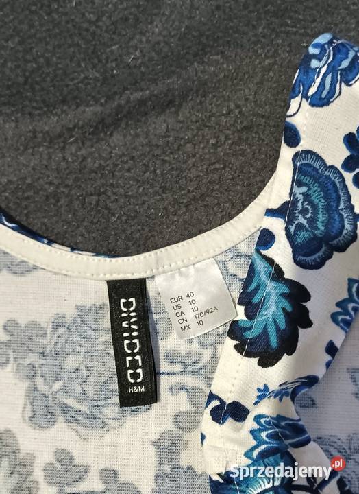 Sukienka w kwiatki M L H&M Warszawa sprzedam