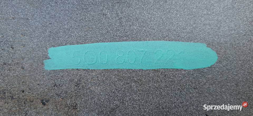 VW GOLF VII 7 ZDERZAK PRZÓD PRZEDNI PDC SPRYSKI osobowe Kargowa