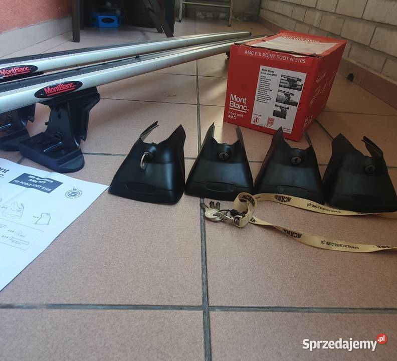 Belki bagażnika Mont Blanc AMC 5105 KIA BMW etc Rok produkcji 2019 Kraków