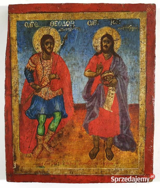 Ikona Święci Teodor i Jan Chrzciciel 0008