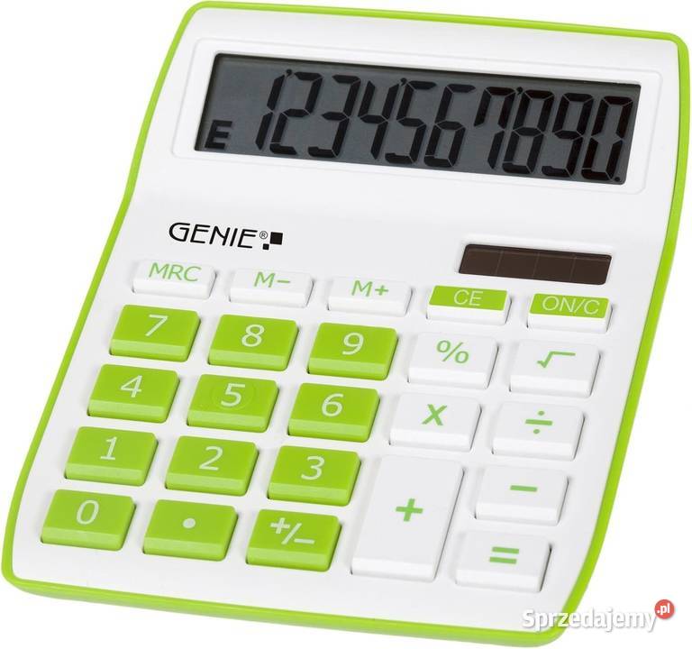 Genie 840G Kalkulator Stołowy 10Cyfrowy Zielony Rzeszów