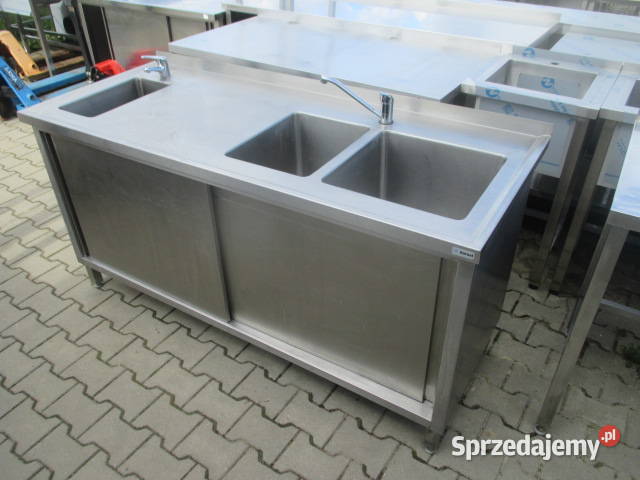 Zlew Gastronomiczny 3 Komorowy Z Drzwiami Ostrów Wielkopolski