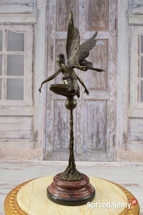 Elf ze Skrzydłami w Stylu Art Deco Figura Rzeźba Kraków