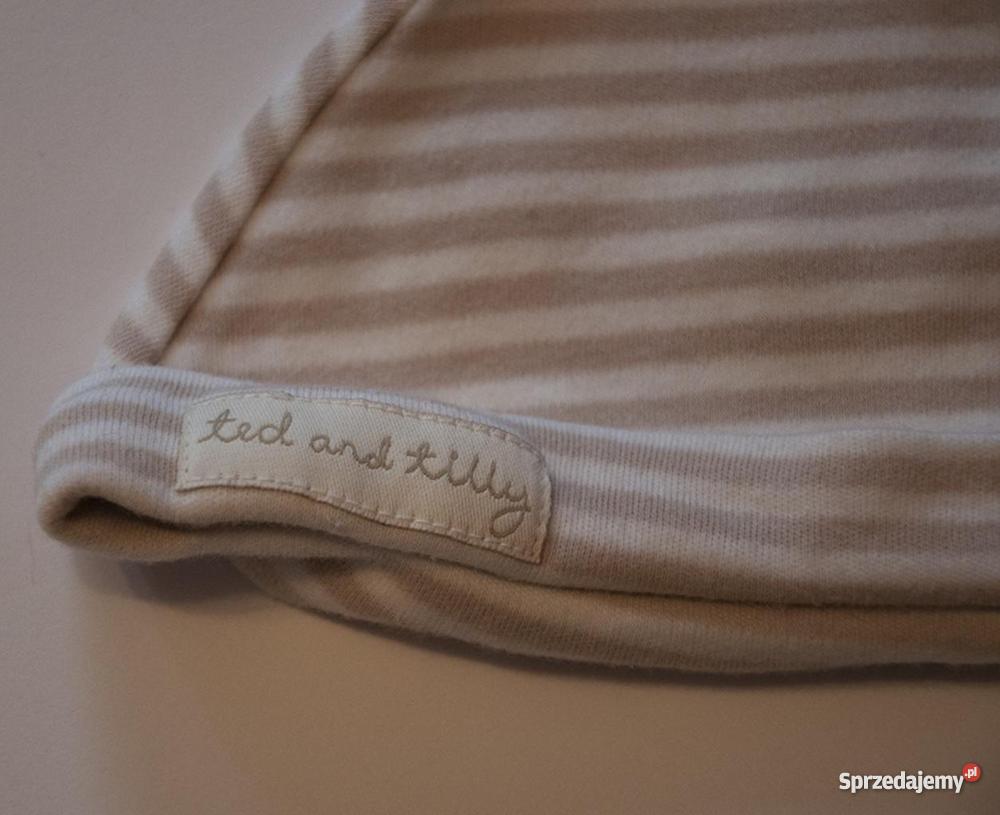 Bawełniana czapeczka w paski noworodka Wyprawka uniseks Warszawa