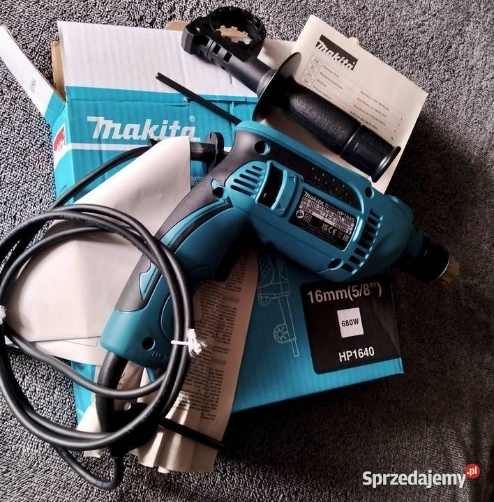 Wiertarka Makita HP1640 Nowa 680W uchwyt 13mm Tychy sprzedam