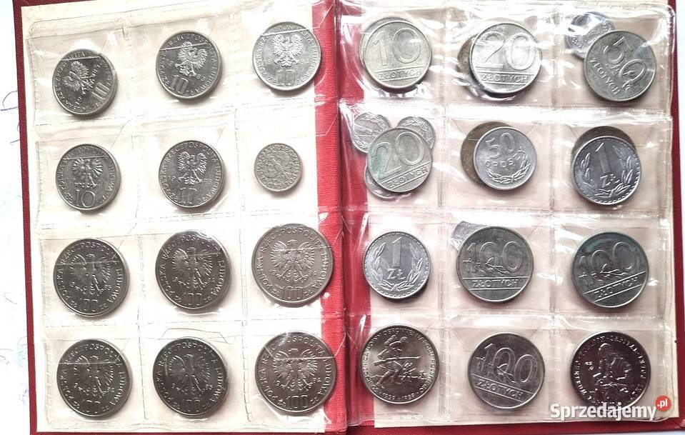 Monety Polskie z klaserem 1 Numizmatyka Zielona Góra