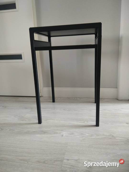Stolik czarny metalowy Ikea 40 x 60 Płock sprzedam