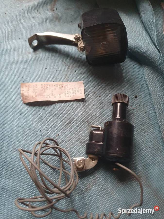Nowa przednia lampa rowerowa CIBIE z dynamo made Warszawa
