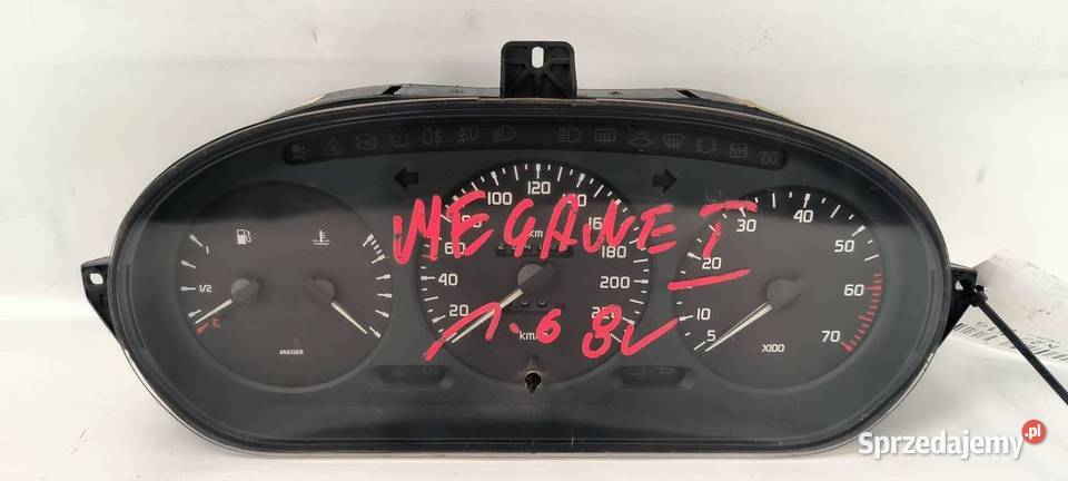 LICZNIK ZEGAR RENAULT MEGANE I 7700839644 kujawsko-pomorskie Lipno