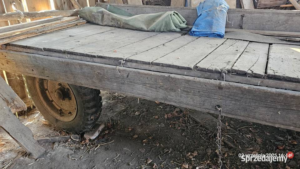 Wóz drewniany do ciągnika Tomaszów Lubelski