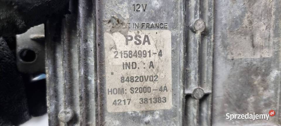 KOMPUTER SILNIKA ECU PEUGEOT 206 9655004480