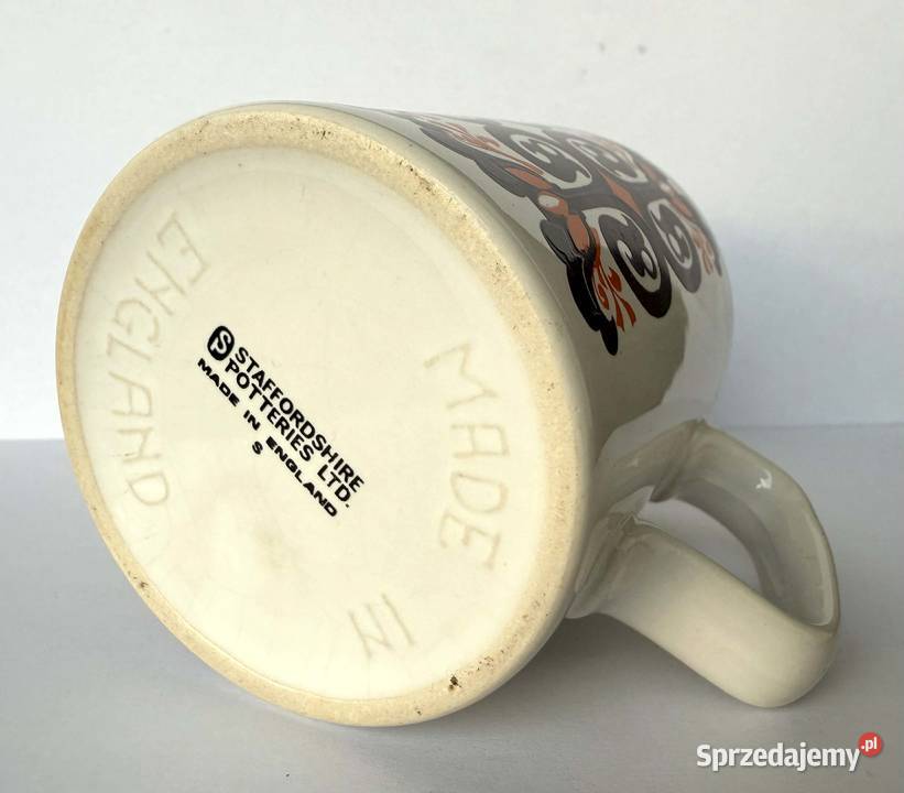 Vintage kubek do kawy Staffordshire Potteries