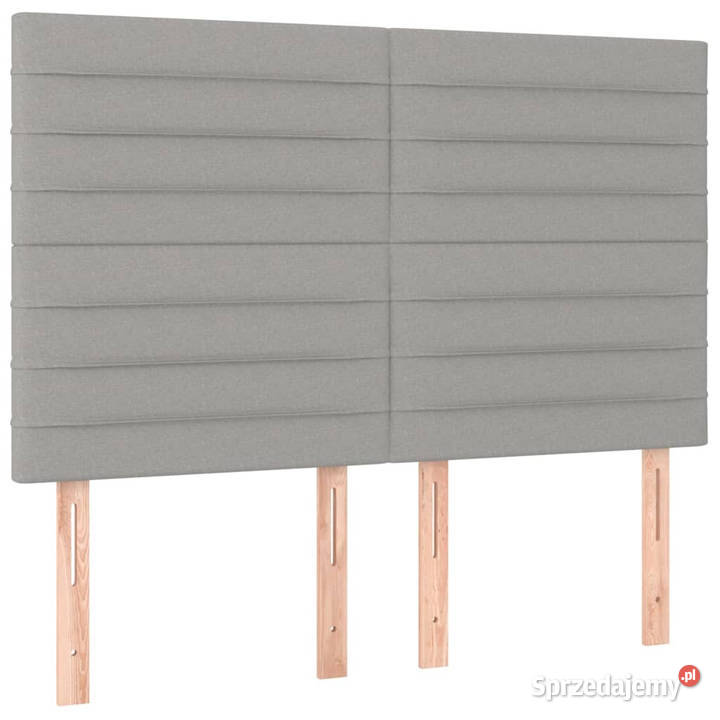 Zagłówek do łóżka z LED jasnoszary 144x5x118128 Warszawa
