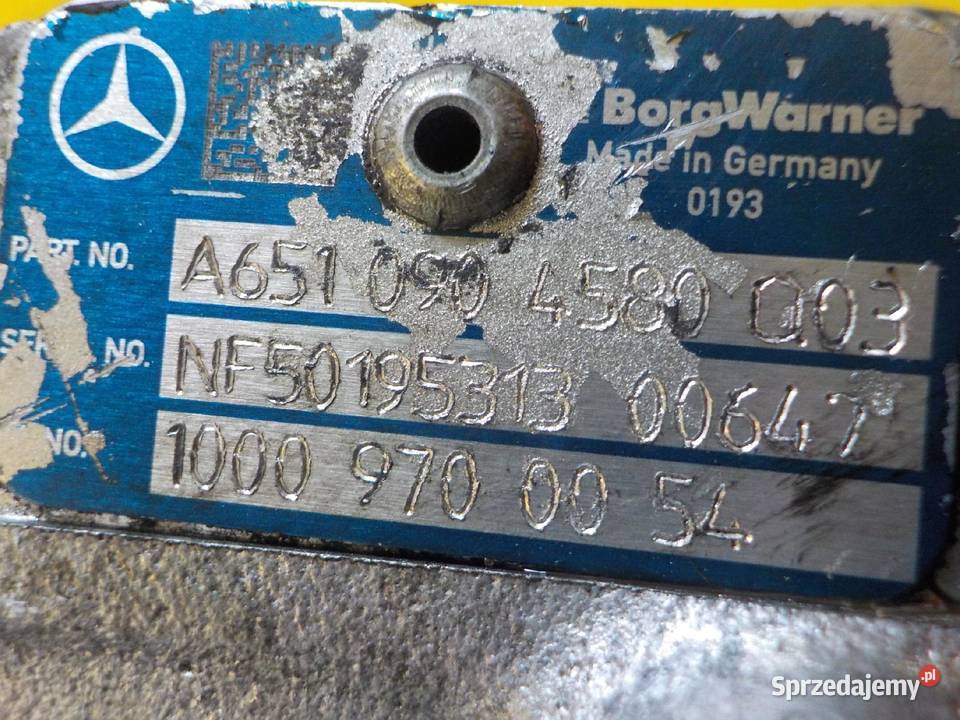 MERCEDES E W212 CLS 22 CDI 13r 170 651 turbina Suków