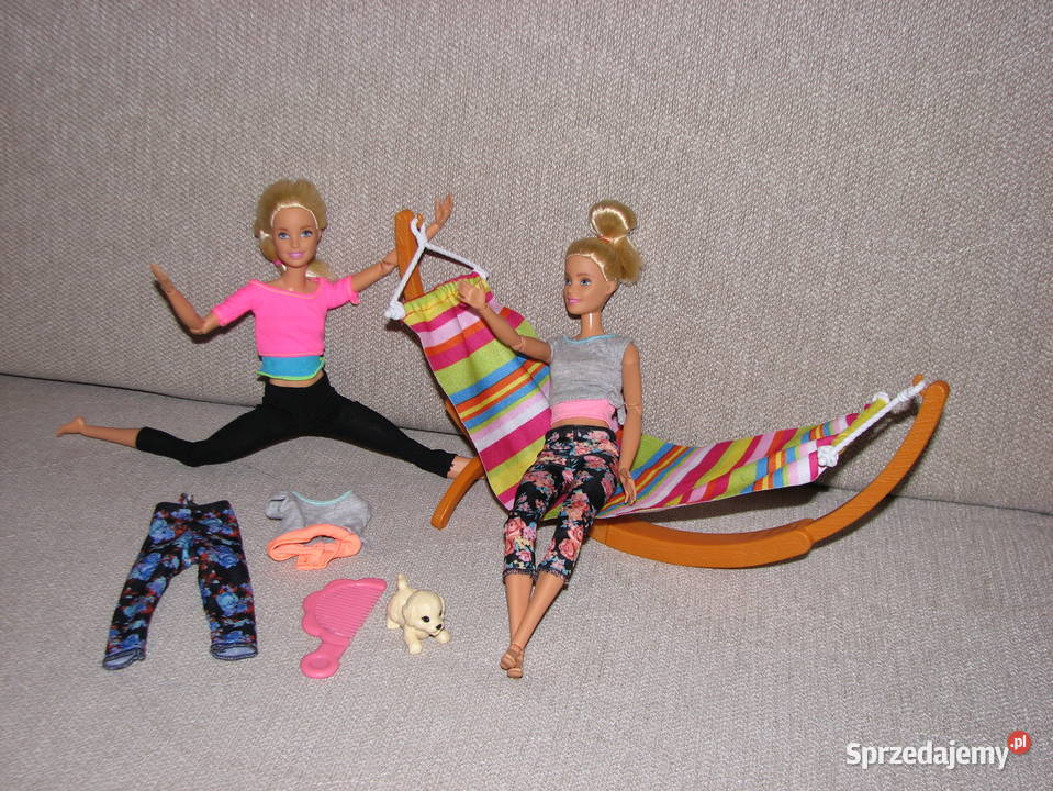 Barbie mega duży zestaw lalki zwierzęta meble Wrocław sprzedam