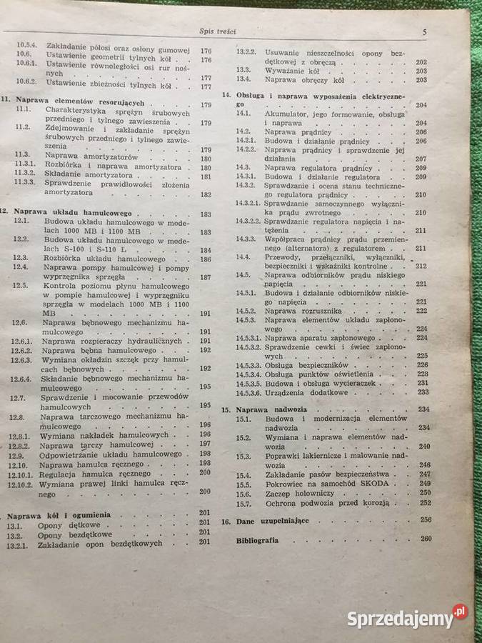 Naprawa Skoda 1000 MB S100 S110 Książka poradnik Warszawa