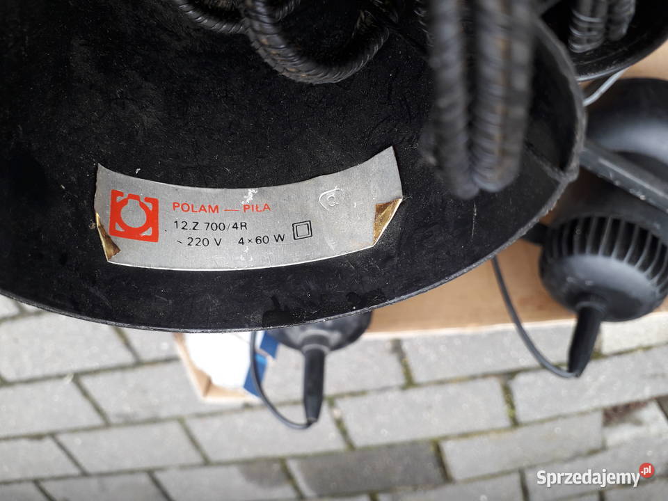 Lampa Polam Piła kultowa vintage Warszawa