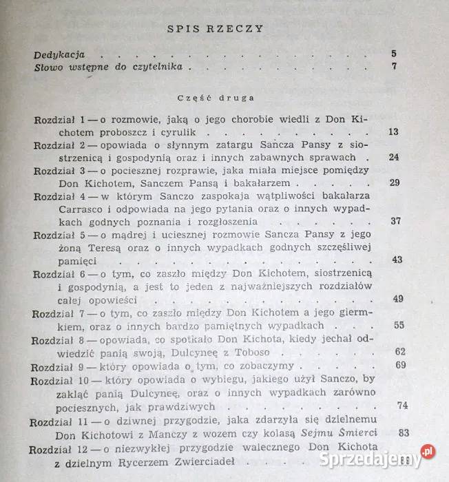 Przemyślny szlachcic Don Kichot z Manczy Miguel lubelskie Chełm