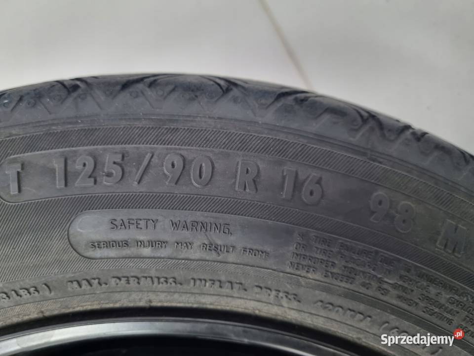 KOŁO DOJAZDOWE Mercedes W204 12590 R16 5x112