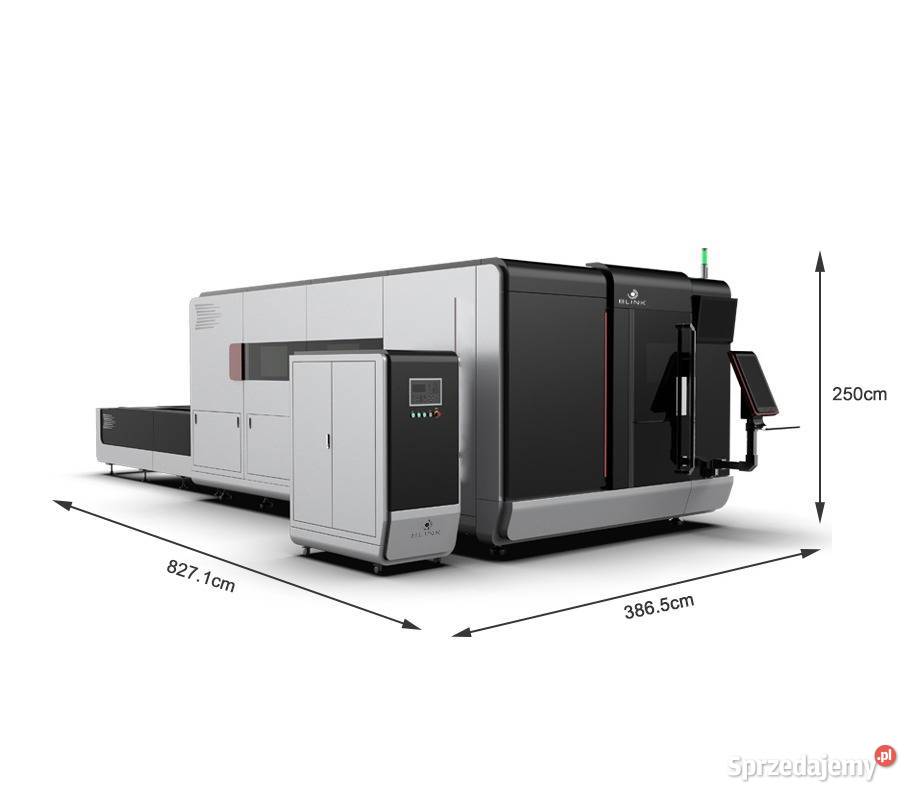 Wycinarka laserowa fiber zabudowana 3000W Raycus Gdańsk sprzedam
