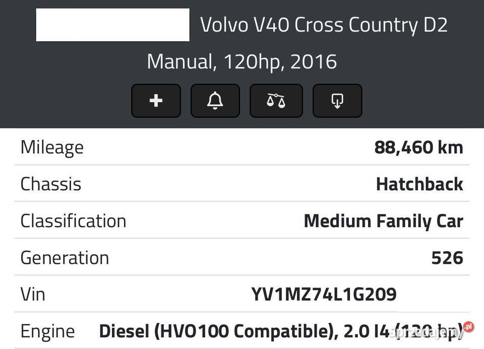 SILNIK KOMPLETNY Volvo V60 S60 V40 II 20 D D2 Chełm
