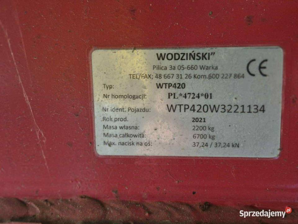 Przyczepa rolnicza WT420 Busko-Zdrój