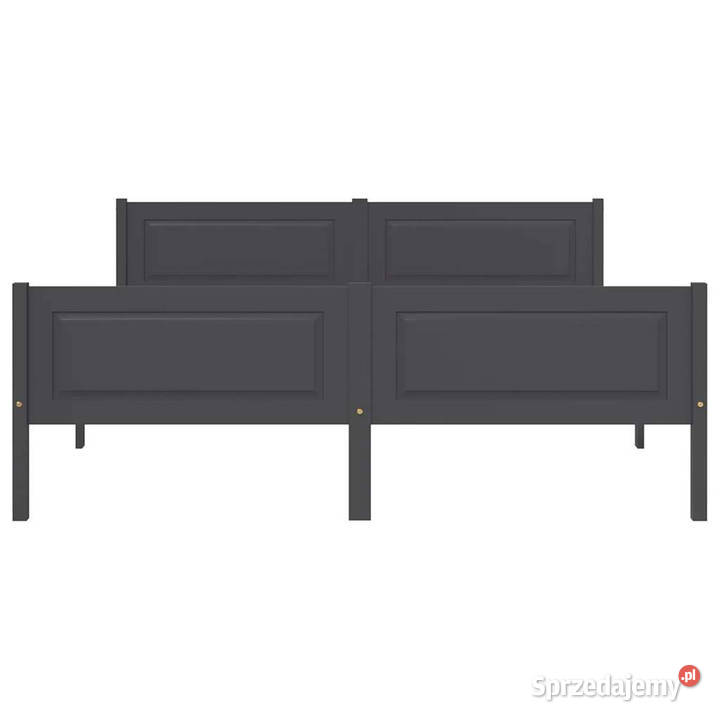 Rama łóżka z litego drewna sosnowego szara 140 x 206cm Warszawa sprzedam