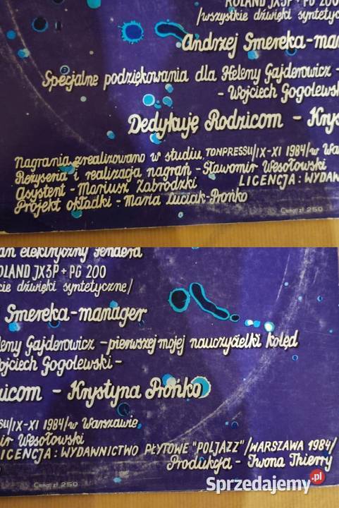 1984 Krystyny Prońko zatytułowany Kolędy Płyta Płyty i kasety Kielce
