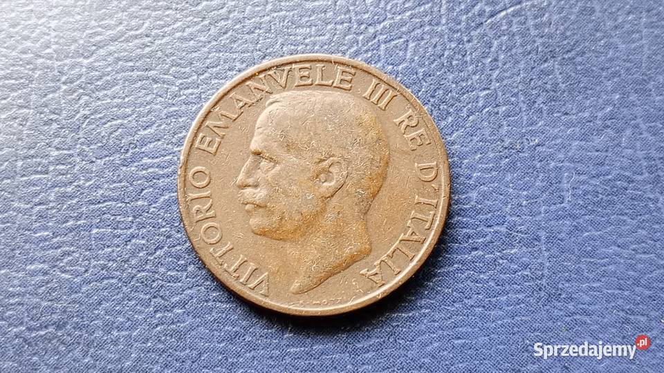 Stare monety 10 centesimi 1928 Włochy Lesko