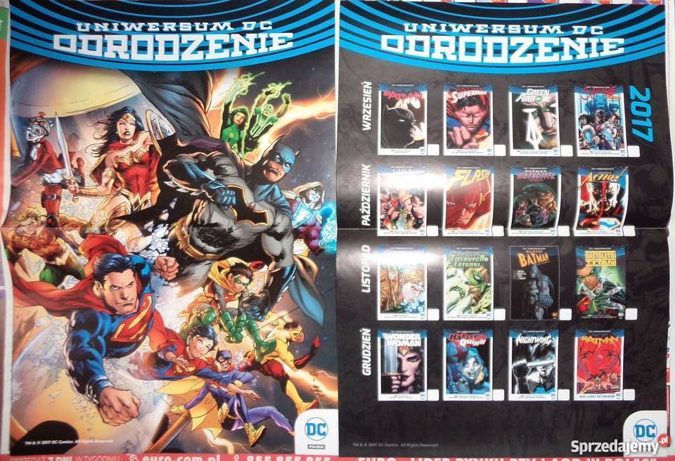 plakaty komiks DC batman superman, wysyłka