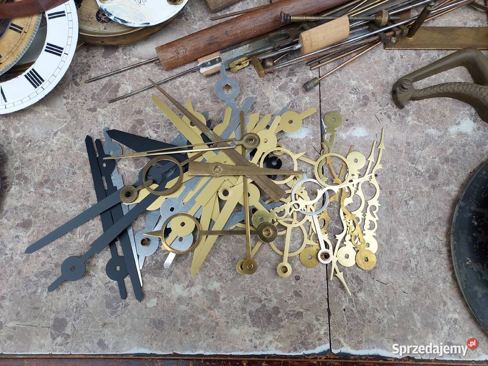 Zestaw części elementów zegarmistrza gongi Tczew