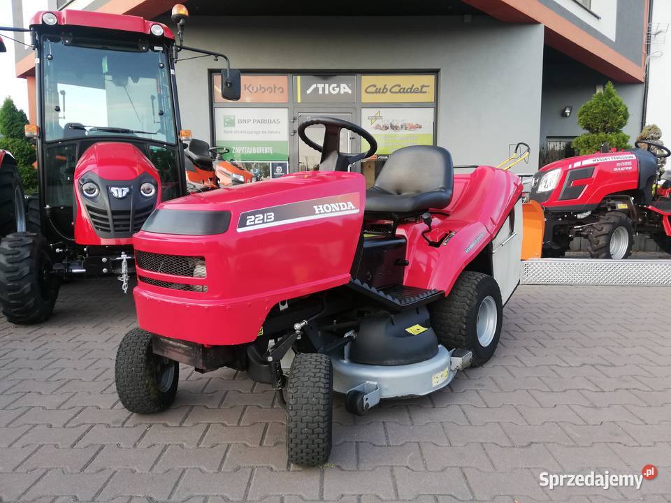 Traktor ogrodowy kosiarkaz pługiem śnieżnym Narzędzia ogrodnicze Kobiele Wielkie