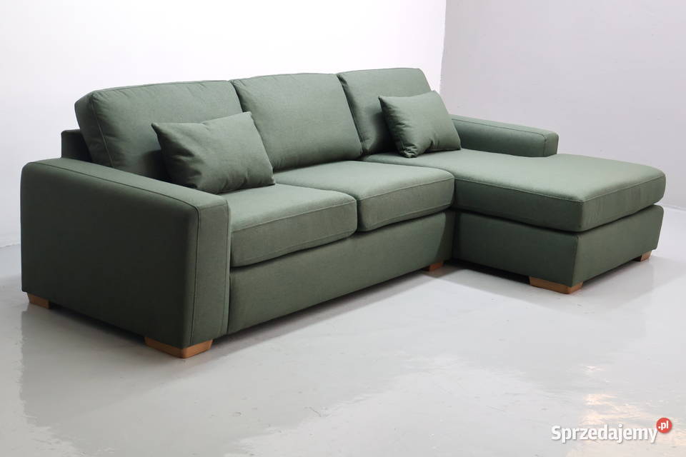 TUH Nowy zielony Narożnik nowoczesny design sprzedam