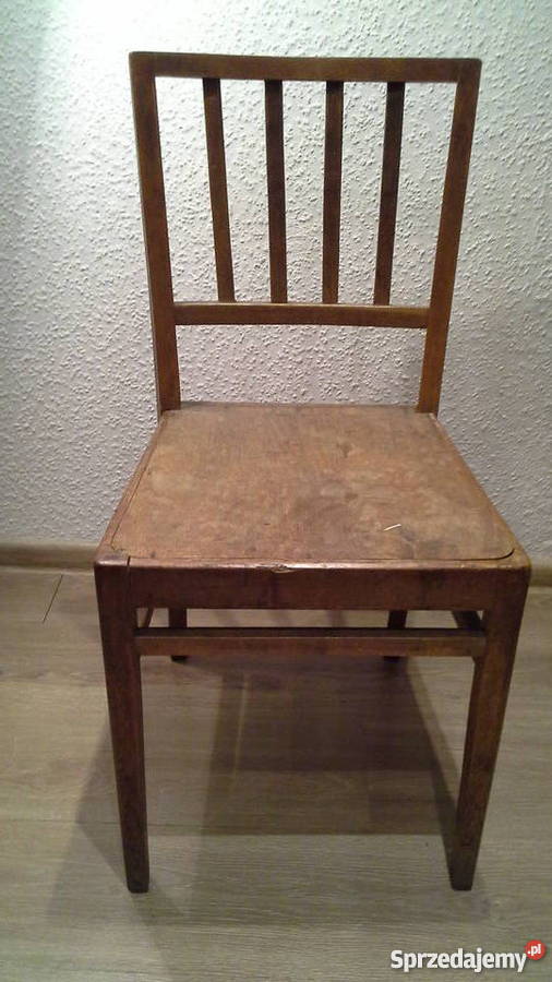 Stare Drewniane Krzesła wielkopolskie Poznań