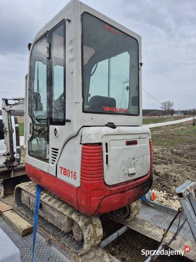 Takeuchi Tb016 minikoparka
