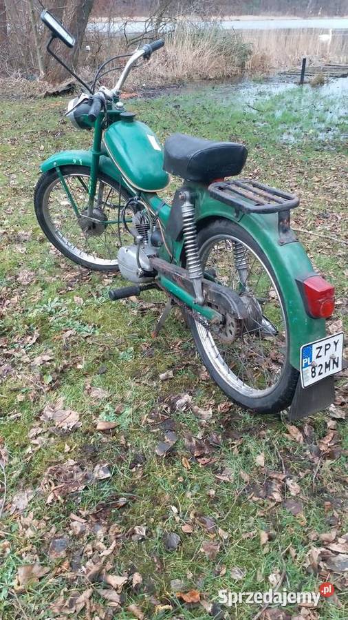 Biała tablicaZarejestrowanyKomar z 1976 Romet lubuskie Gorzów Wielkopolski