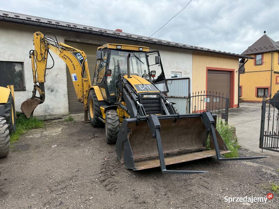 Koparkoładowarka Cat 428C 1999r małopolskie Gotkowice