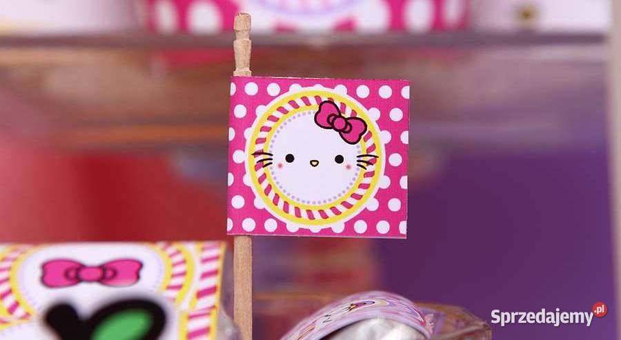 Hello Kitty kot kotek szablony urodziny słodki