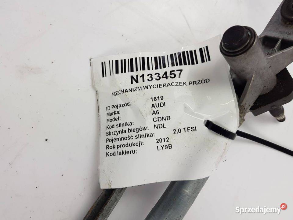 MECHANIZM WYCIERACZEK PRZÓD 4G1955119 A6 C7 AUDI osobowe Lipno