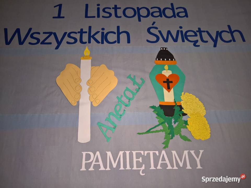 Dekoracje na 1Listopada Wszystkich Świętych z Garwolin sprzedam