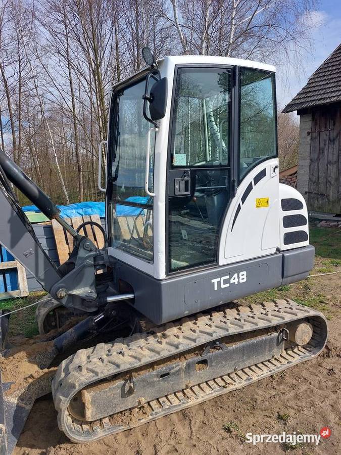Terex tc48 Gąsiennice podkarpackie Brzostek