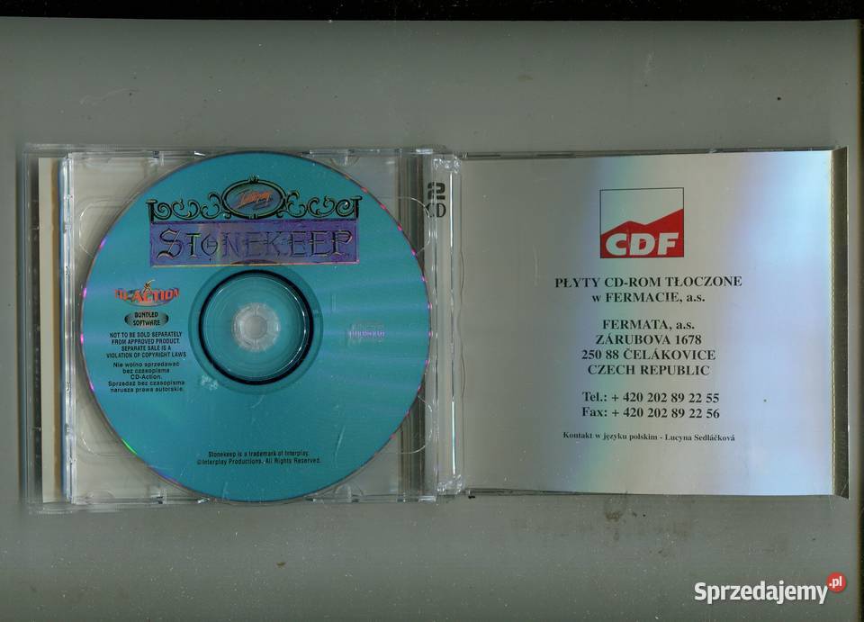 Stonekeep pełna wersja Corsairs Gra CD Szczecin
