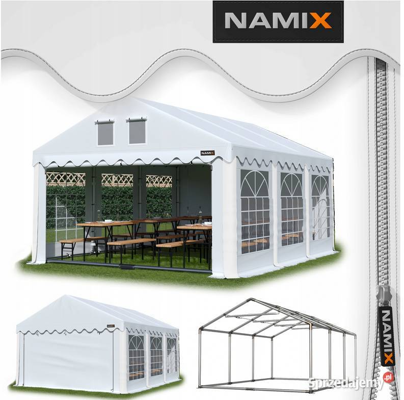 Namiot NAMIX PRESTIGE 3x6 imprezowy ogrodowy RÓŻNE KOLORY